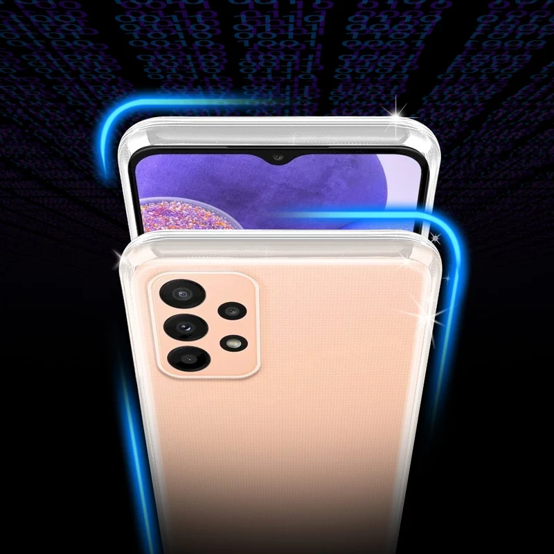 Cadorabo Hülle kompatibel mit Samsung Galaxy A23 4G / 5G Schutzhülle aus flexiblem TPU Silikon