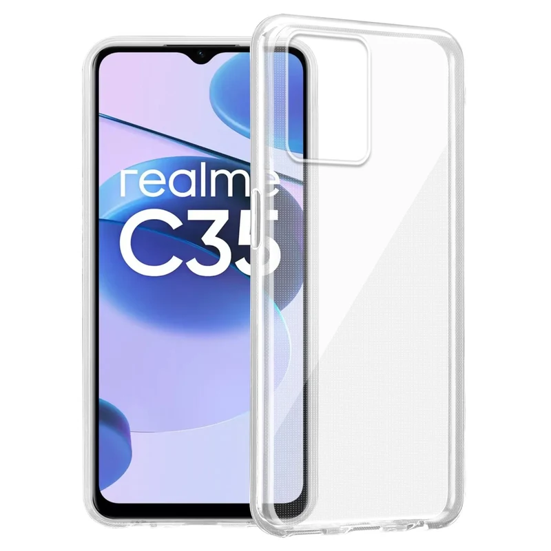 Cadorabo Hülle kompatibel mit Realme C35 / Narzo 50A PRIME Schutzhülle aus flexiblem TPU Silikon