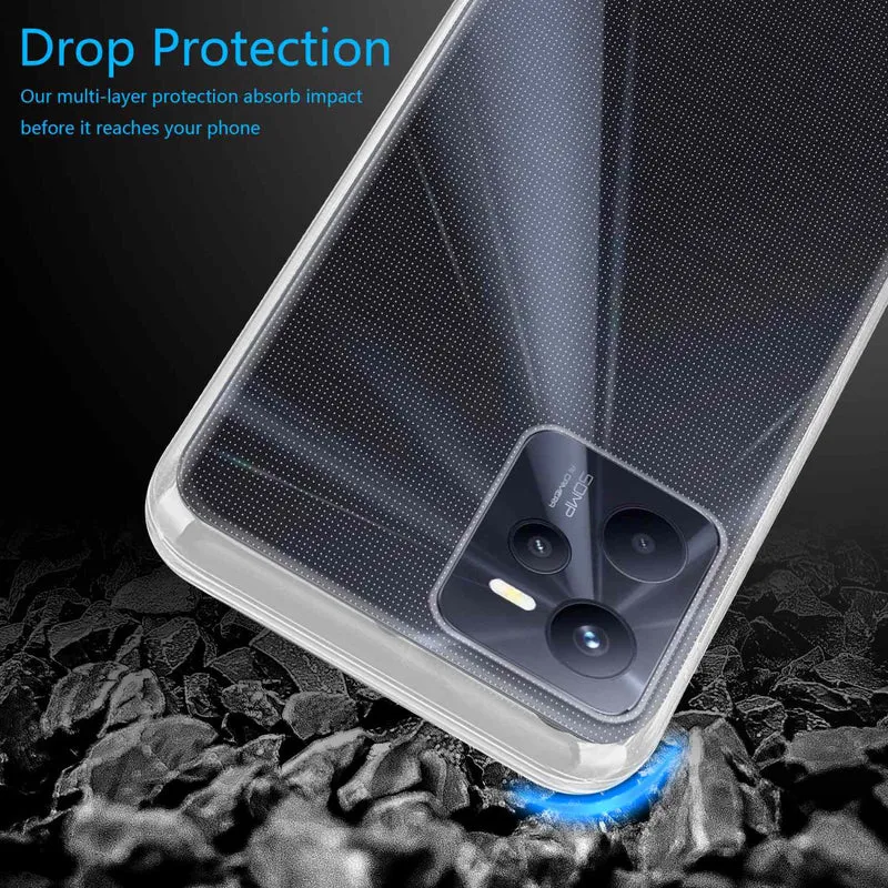 Cadorabo Hülle kompatibel mit Realme C35 / Narzo 50A PRIME Schutzhülle aus flexiblem TPU Silikon