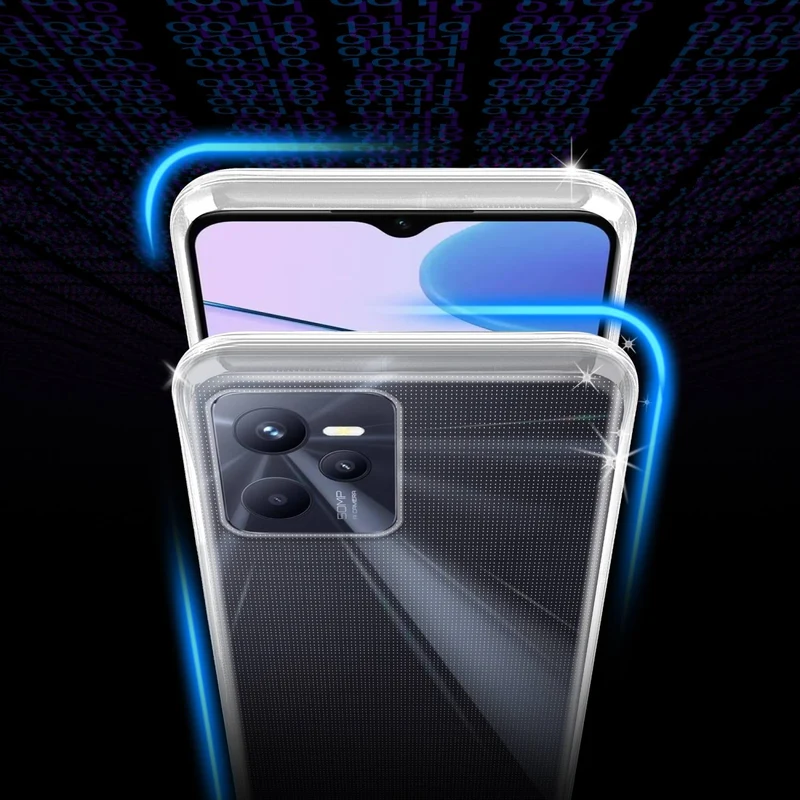 Cadorabo Hülle kompatibel mit Realme C35 / Narzo 50A PRIME Schutzhülle aus flexiblem TPU Silikon
