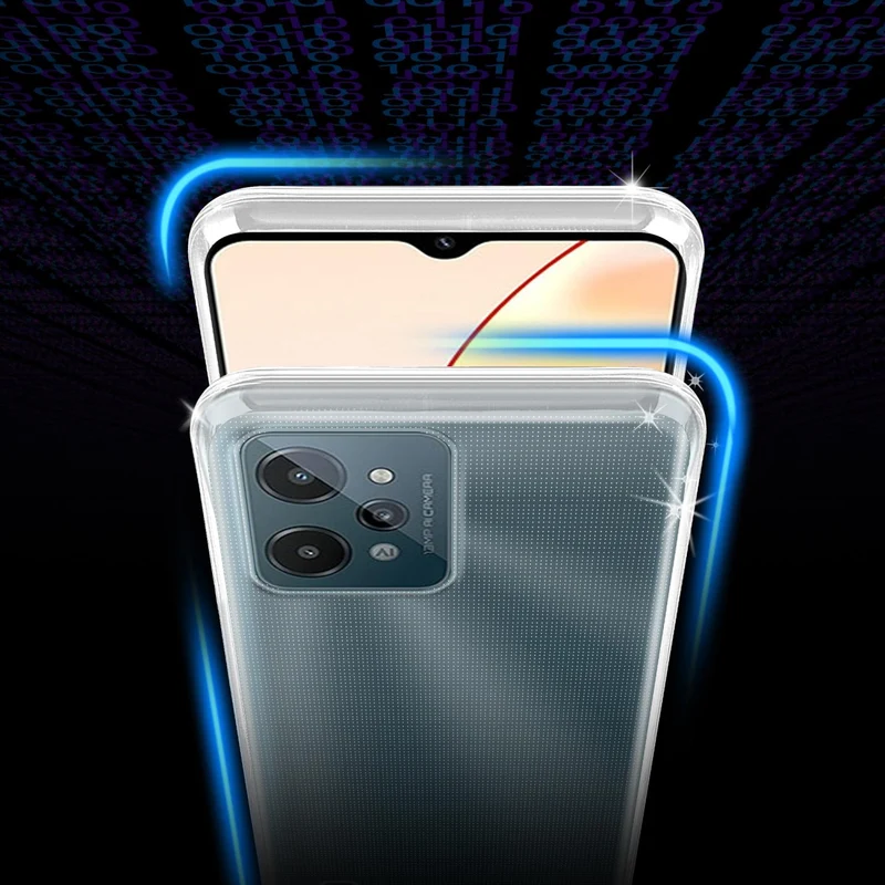 Cadorabo Hülle kompatibel mit Realme C31 Schutzhülle aus flexiblem TPU Silikon