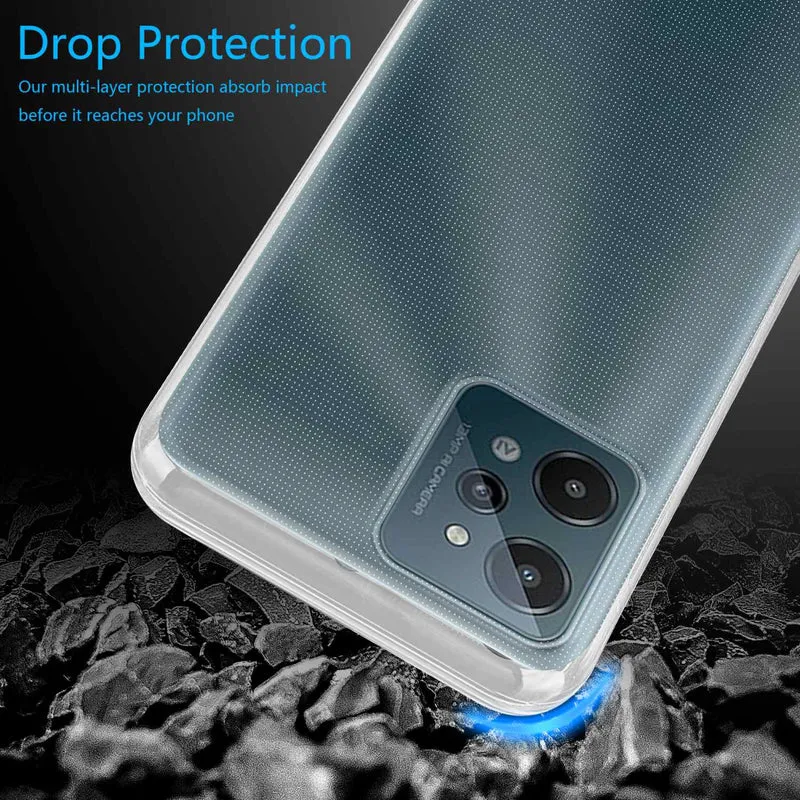 Cadorabo Hülle kompatibel mit Realme C31 Schutzhülle aus flexiblem TPU Silikon