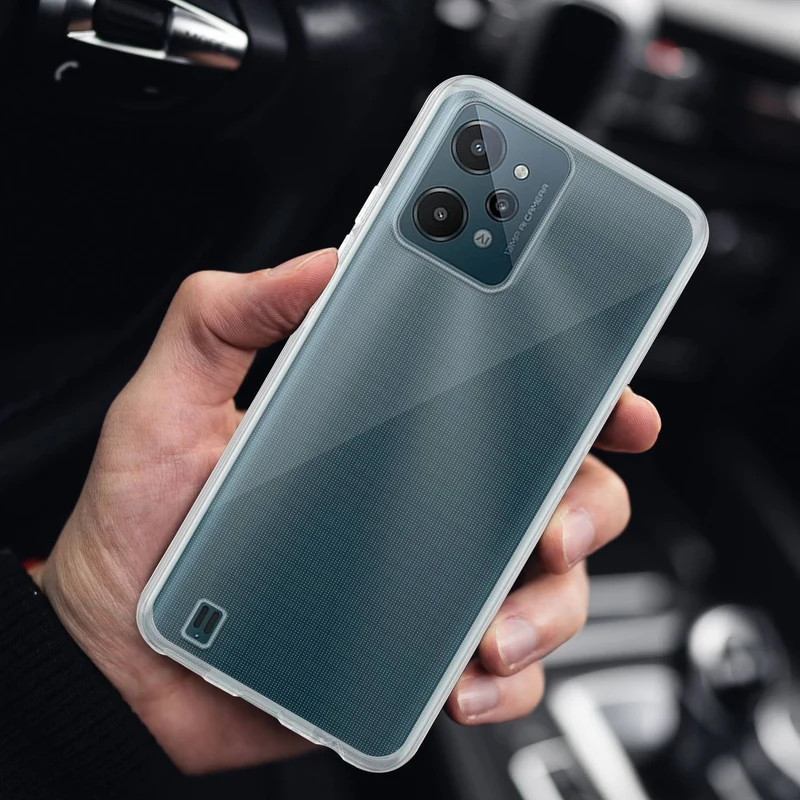 Cadorabo Hülle kompatibel mit Realme C31 Schutzhülle aus flexiblem TPU Silikon