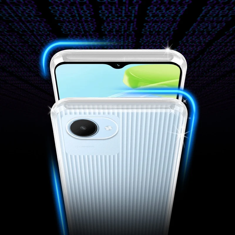 Cadorabo Hülle kompatibel mit Realme C30 / Narzo 50i PRIME Schutzhülle aus flexiblem TPU Silikon