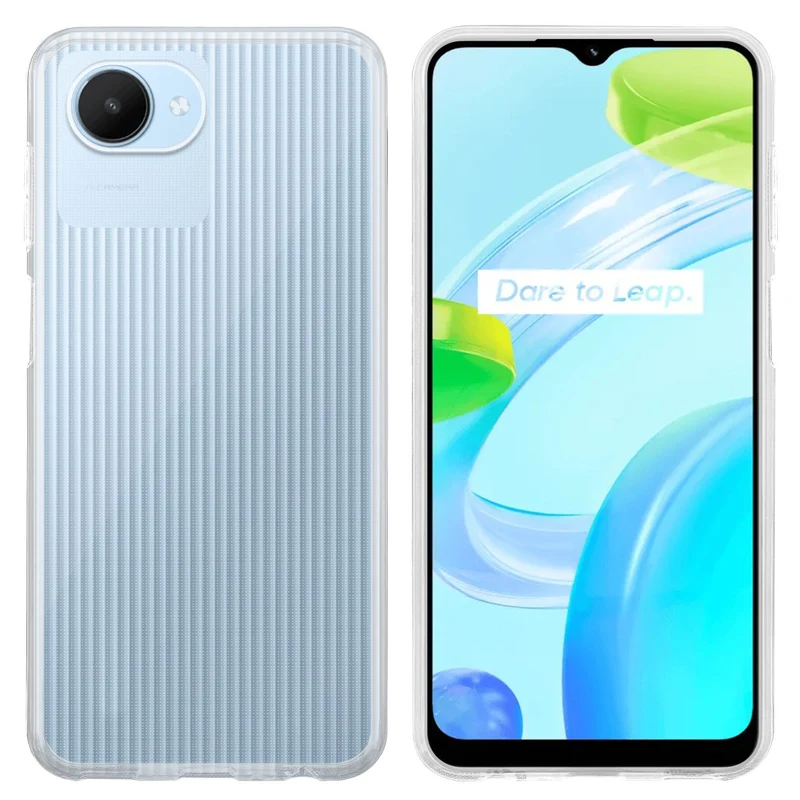 Cadorabo Hülle kompatibel mit Realme C30 / Narzo 50i PRIME Schutzhülle aus flexiblem TPU Silikon