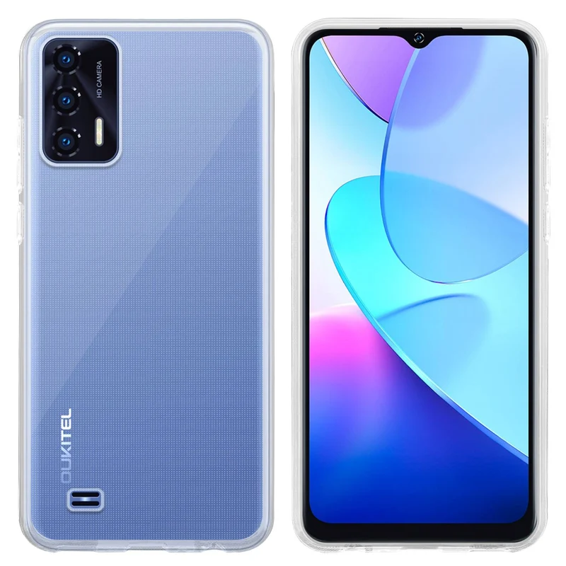 Cadorabo Hülle kompatibel mit Oukitel C31 Schutzhülle aus flexiblem TPU Silikon