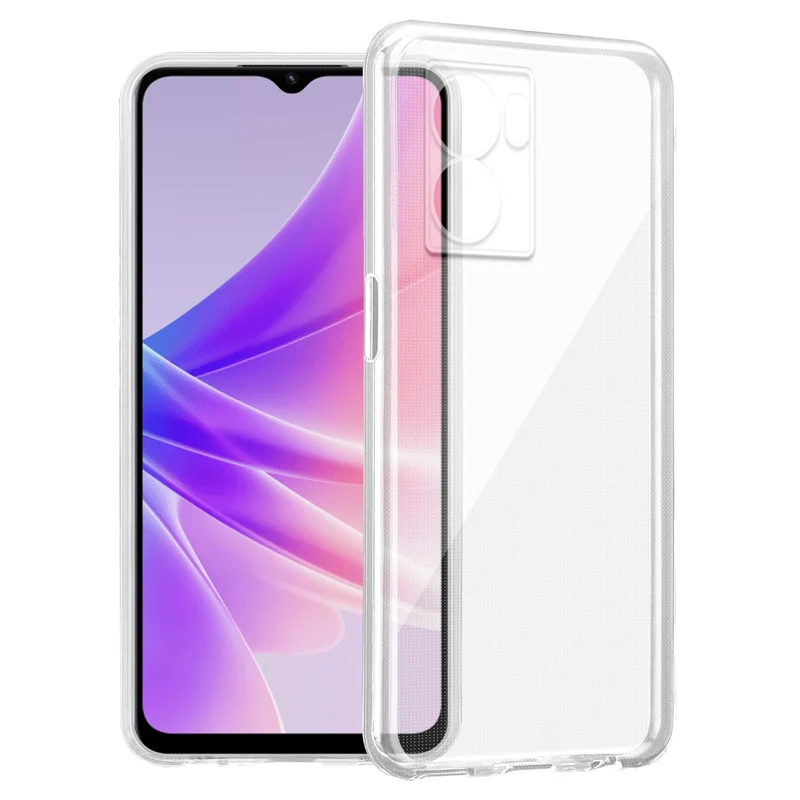 Cadorabo Hülle kompatibel mit Oppo A57 5G / Realme V23 Schutzhülle aus flexiblem TPU Silikon