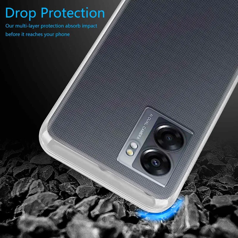 Cadorabo Hülle kompatibel mit Oppo A57 5G / Realme V23 Schutzhülle aus flexiblem TPU Silikon