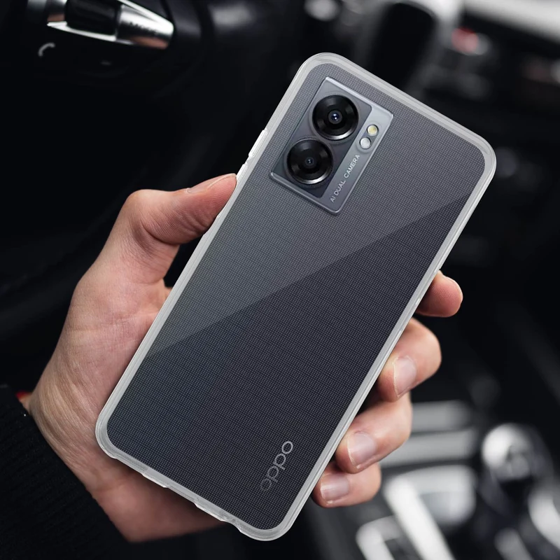 Cadorabo Hülle kompatibel mit Oppo A57 5G / Realme V23 Schutzhülle aus flexiblem TPU Silikon