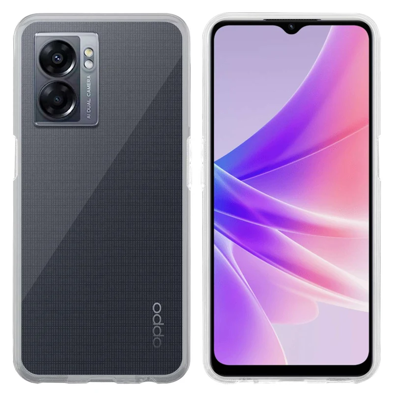 Cadorabo Hülle kompatibel mit Oppo A57 5G / Realme V23 Schutzhülle aus flexiblem TPU Silikon