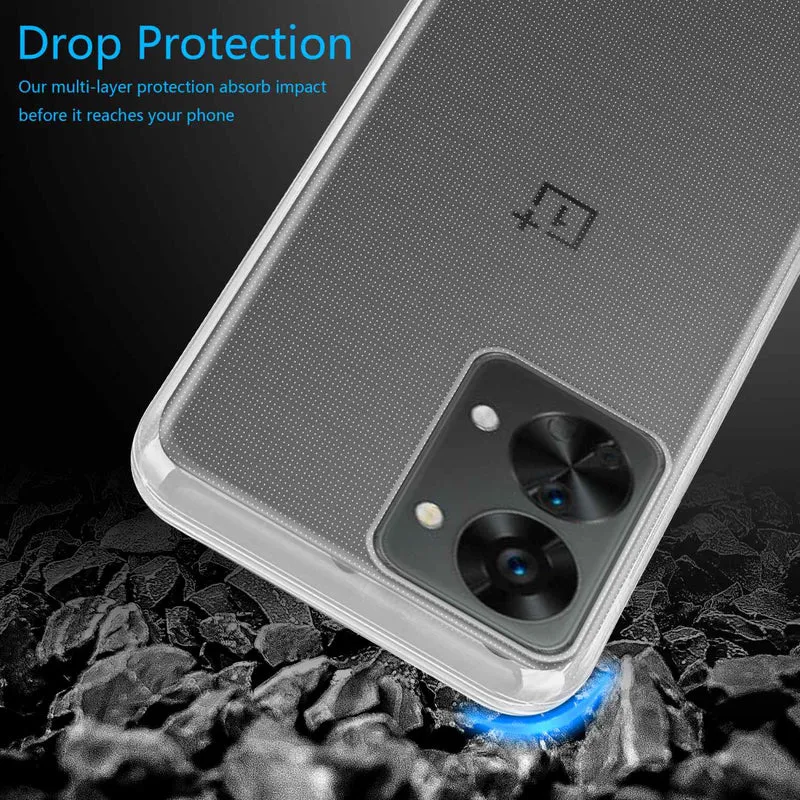 Cadorabo Hülle kompatibel mit OnePlus Nord 2T Schutzhülle aus flexiblem TPU Silikon