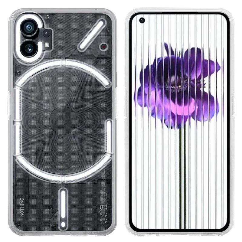 Cadorabo Hülle kompatibel mit Nothing Phone (1) Schutzhülle aus flexiblem TPU Silikon