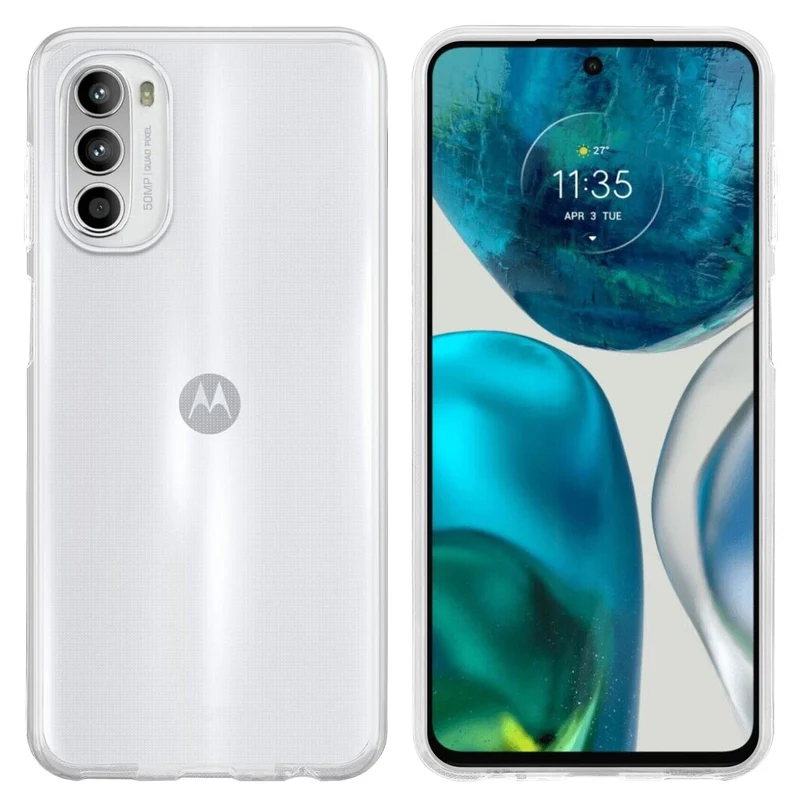 Cadorabo Hülle kompatibel mit Motorola MOTO G52 4G / G82 5G Schutzhülle aus flexiblem TPU Silikon