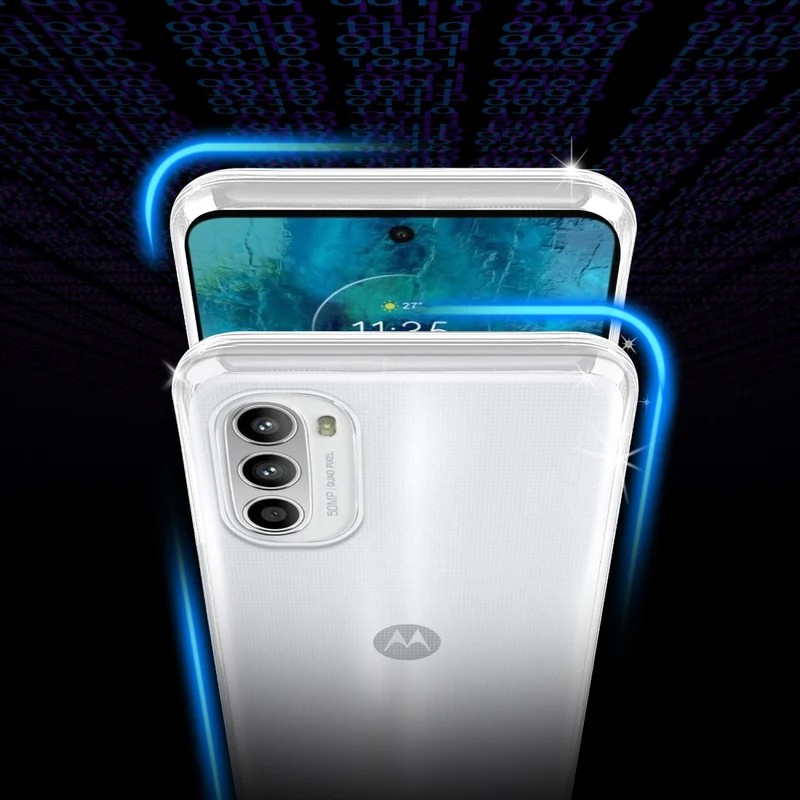Cadorabo Hülle kompatibel mit Motorola MOTO G52 4G / G82 5G Schutzhülle aus flexiblem TPU Silikon
