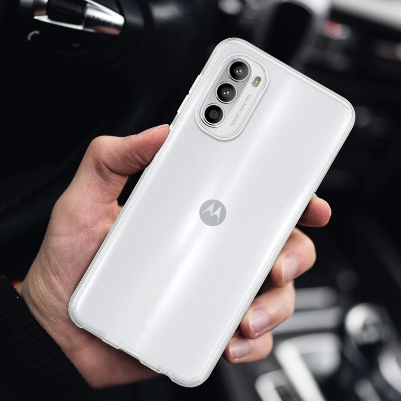 Cadorabo Hülle kompatibel mit Motorola MOTO G52 4G / G82 5G Schutzhülle aus flexiblem TPU Silikon