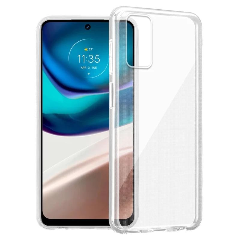 Cadorabo Hülle kompatibel mit Motorola MOTO G42 Schutzhülle aus flexiblem TPU Silikon