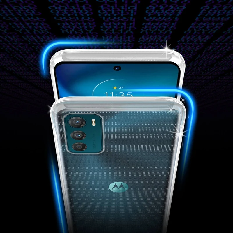 Cadorabo Hülle kompatibel mit Motorola MOTO G42 Schutzhülle aus flexiblem TPU Silikon