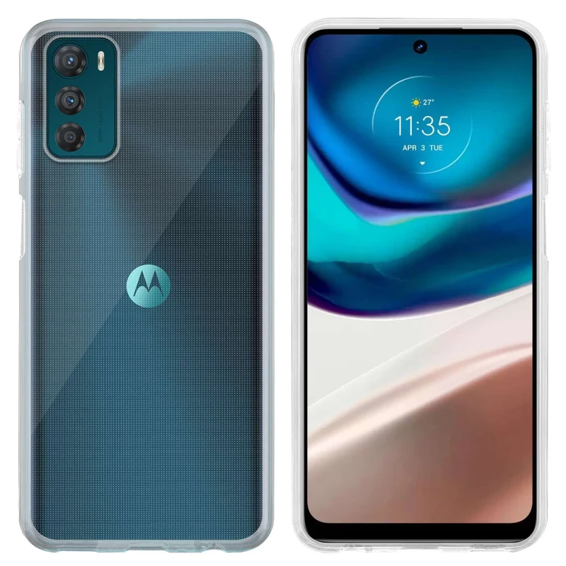 Cadorabo Hülle kompatibel mit Motorola MOTO G42 Schutzhülle aus flexiblem TPU Silikon