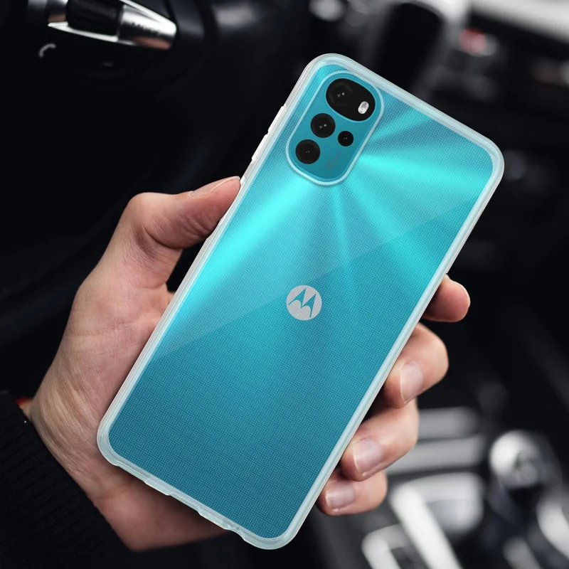 Cadorabo Hülle kompatibel mit Motorola MOTO G22 Schutzhülle aus flexiblem TPU Silikon