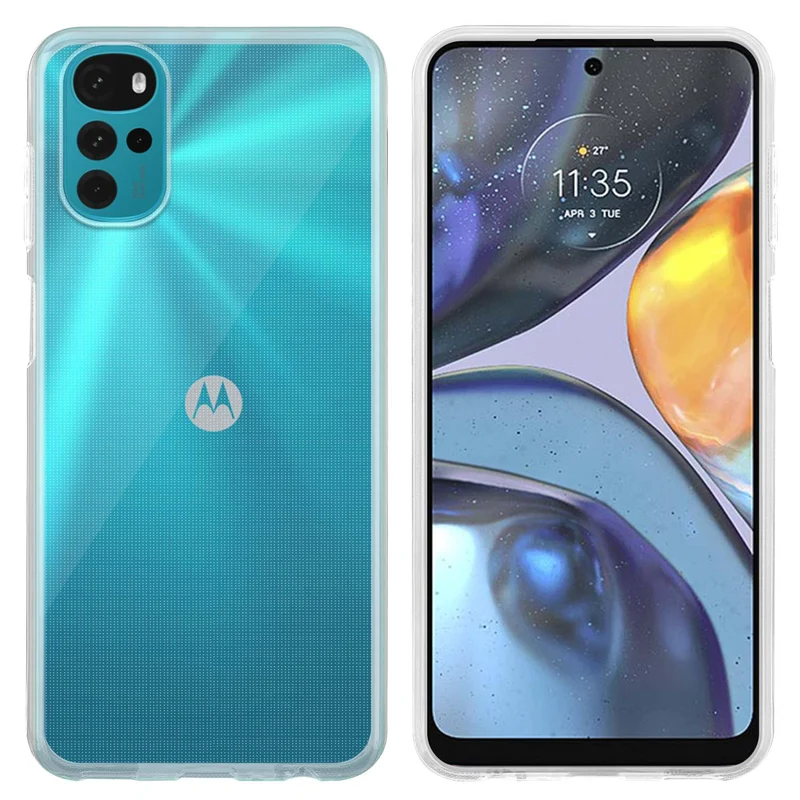 Cadorabo Hülle kompatibel mit Motorola MOTO G22 Schutzhülle aus flexiblem TPU Silikon
