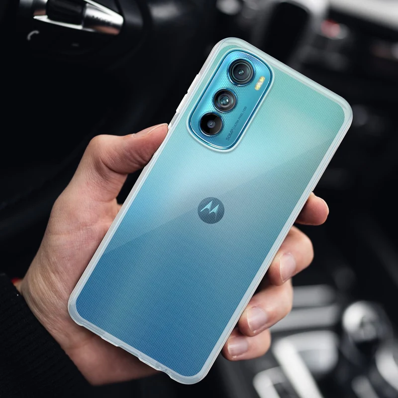 Cadorabo Hülle kompatibel mit Motorola EDGE 30 Schutzhülle aus flexiblem TPU Silikon