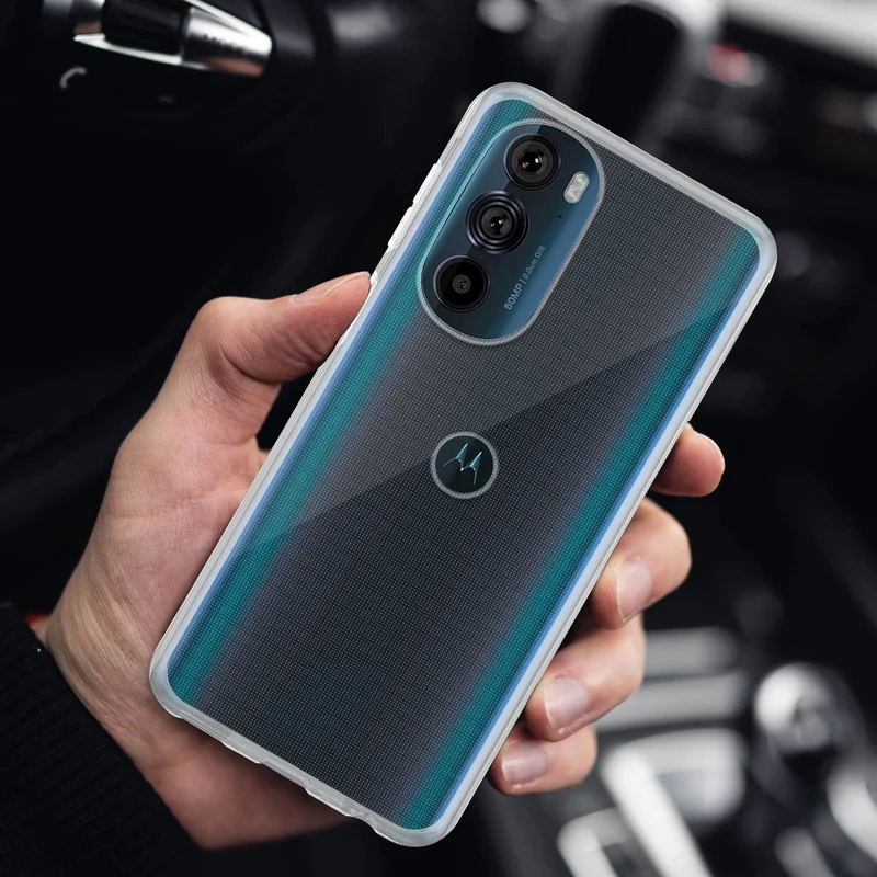 Cadorabo Hülle kompatibel mit Motorola EDGE 30 PRO / EDGE+ Schutzhülle aus flexiblem TPU Silikon