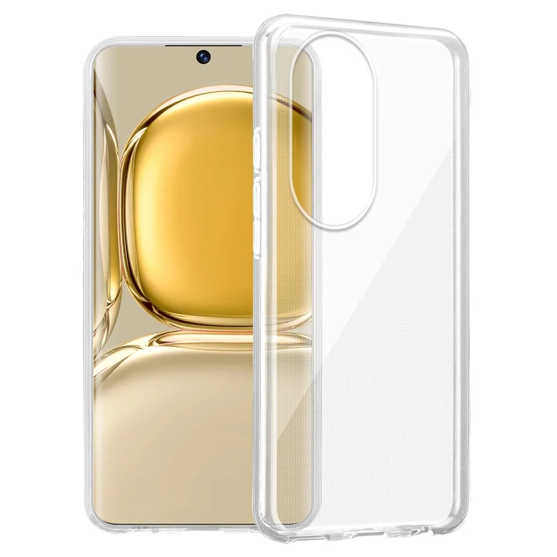 Cadorabo Hülle kompatibel mit Huawei P50 PRO Schutzhülle aus flexiblem TPU Silikon