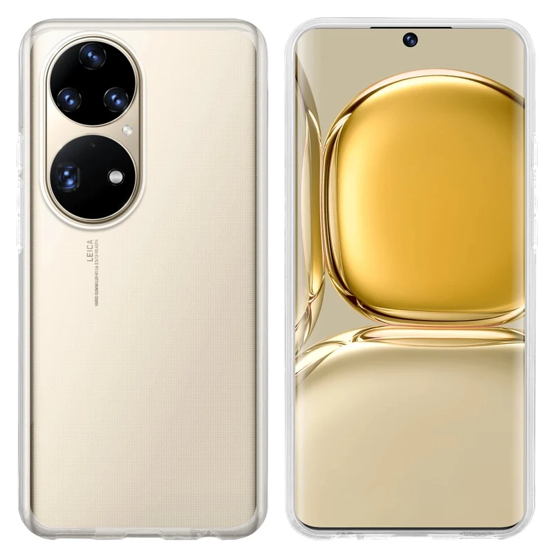 Cadorabo Hülle kompatibel mit Huawei P50 PRO Schutzhülle aus flexiblem TPU Silikon