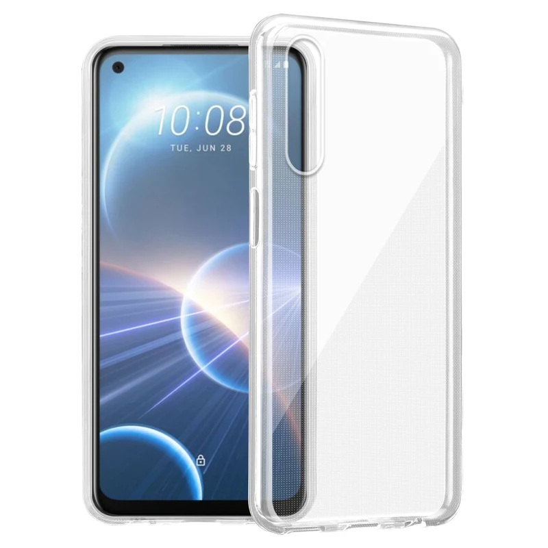 Cadorabo Hülle kompatibel mit HTC Desire 22 PRO Schutzhülle aus flexiblem TPU Silikon