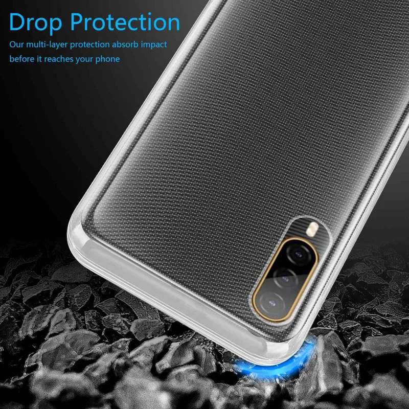 Cadorabo Hülle kompatibel mit HTC Desire 22 PRO Schutzhülle aus flexiblem TPU Silikon