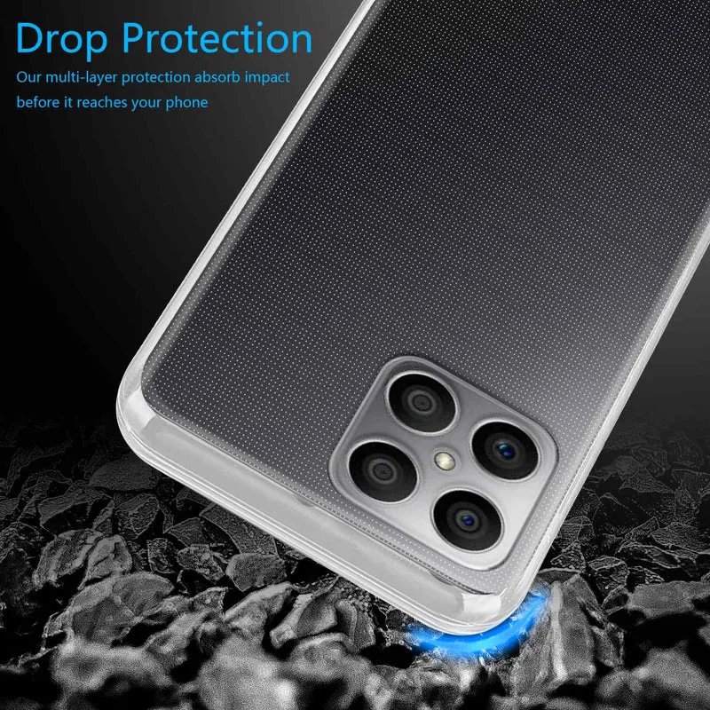 Cadorabo Hülle kompatibel mit Honor X8 4G Schutzhülle aus flexiblem TPU Silikon