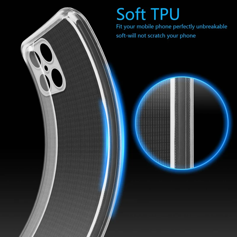 Cadorabo Hülle kompatibel mit Honor X8 4G Schutzhülle aus flexiblem TPU Silikon