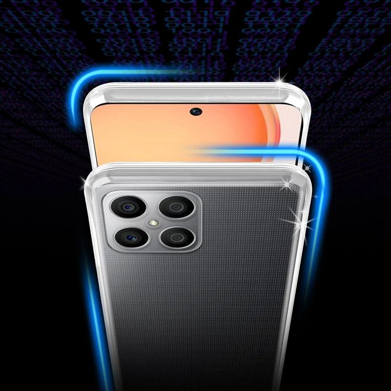 Cadorabo Hülle kompatibel mit Honor X8 4G Schutzhülle aus flexiblem TPU Silikon
