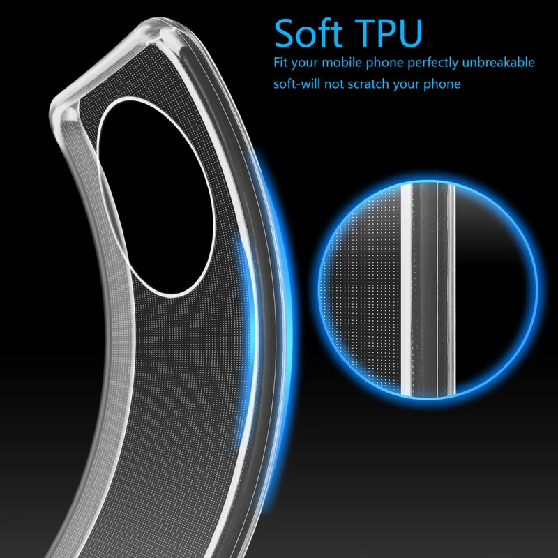 Cadorabo Hülle kompatibel mit Honor MAGIC 4 PRO Schutzhülle aus flexiblem TPU Silikon