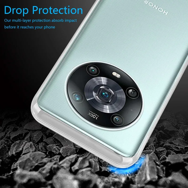 Cadorabo Hülle kompatibel mit Honor MAGIC 4 PRO Schutzhülle aus flexiblem TPU Silikon