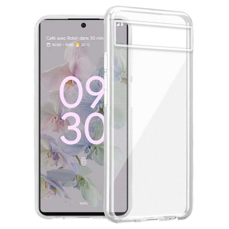 Cadorabo Hülle kompatibel mit Google PIXEL 6A Schutzhülle aus flexiblem TPU Silikon