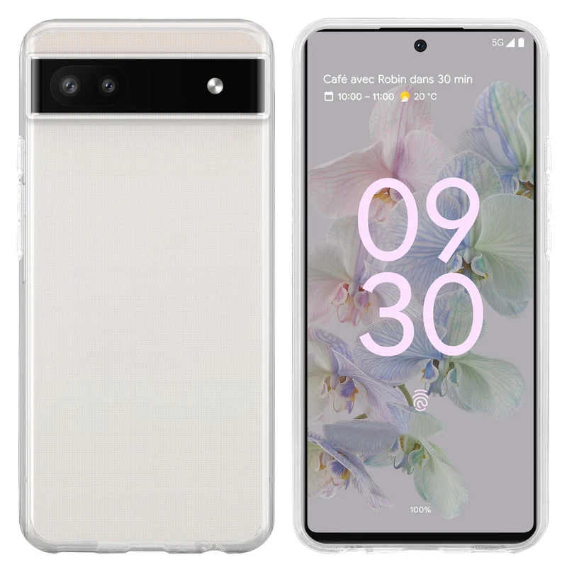 Cadorabo Hülle kompatibel mit Google PIXEL 6A Schutzhülle aus flexiblem TPU Silikon