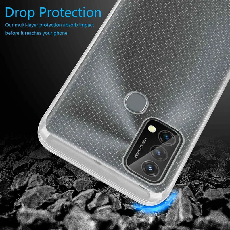 Cadorabo Hülle kompatibel mit Blackview A50 4G Schutzhülle aus flexiblem TPU Silikon