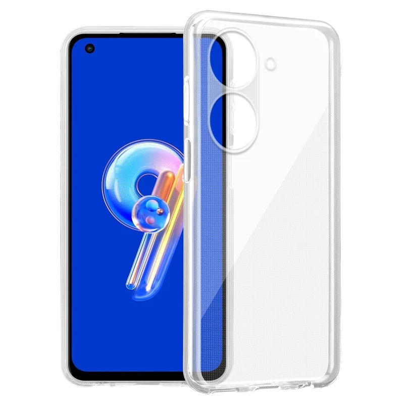 Cadorabo Hülle kompatibel mit Asus ZenFone 9 Schutzhülle aus flexiblem TPU Silikon
