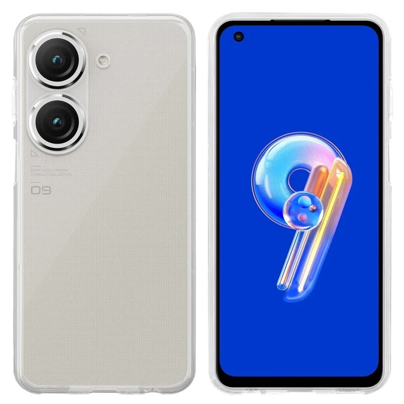 Cadorabo Hülle kompatibel mit Asus ZenFone 9 Schutzhülle aus flexiblem TPU Silikon