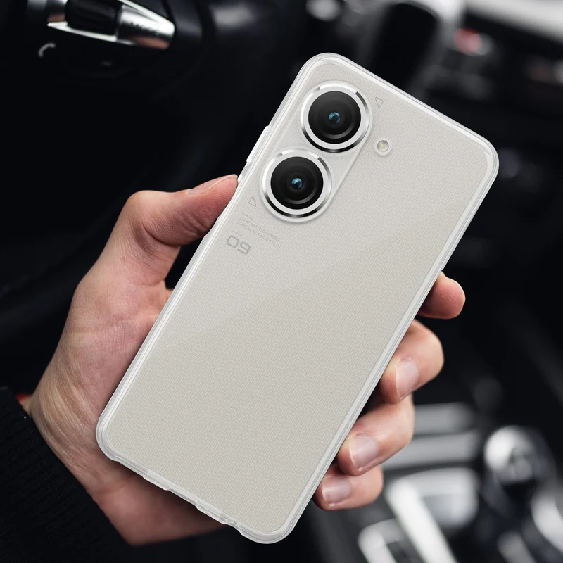 Cadorabo Hülle kompatibel mit Asus ZenFone 9 Schutzhülle aus flexiblem TPU Silikon
