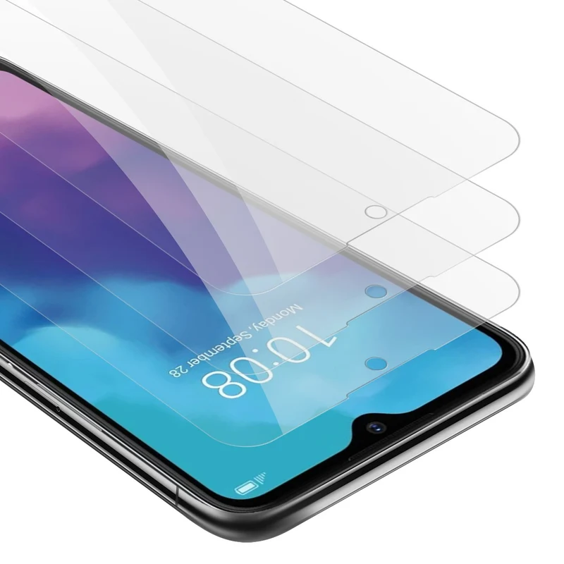Cadorabo 3x Panzer Folie kompatibel mit ZTE Blade V30 Vita - Schutzfolie 3er Pack Gehärtetes (Tempered) Display-Schutzglas in 9H Härte mit 3D Touch Kompatibilität