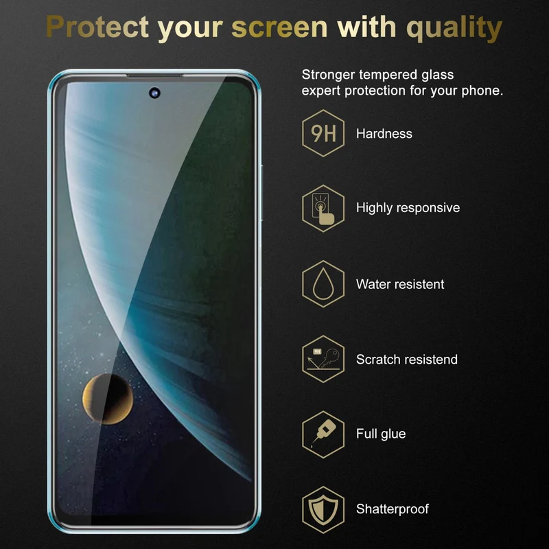 Cadorabo Panzer Folie kompatibel mit ZTE Blade V30 - Schutzfolie Gehärtetes (Tempered) Display-Schutzglas in 9H Härte mit 3D Touch Kompatibilität