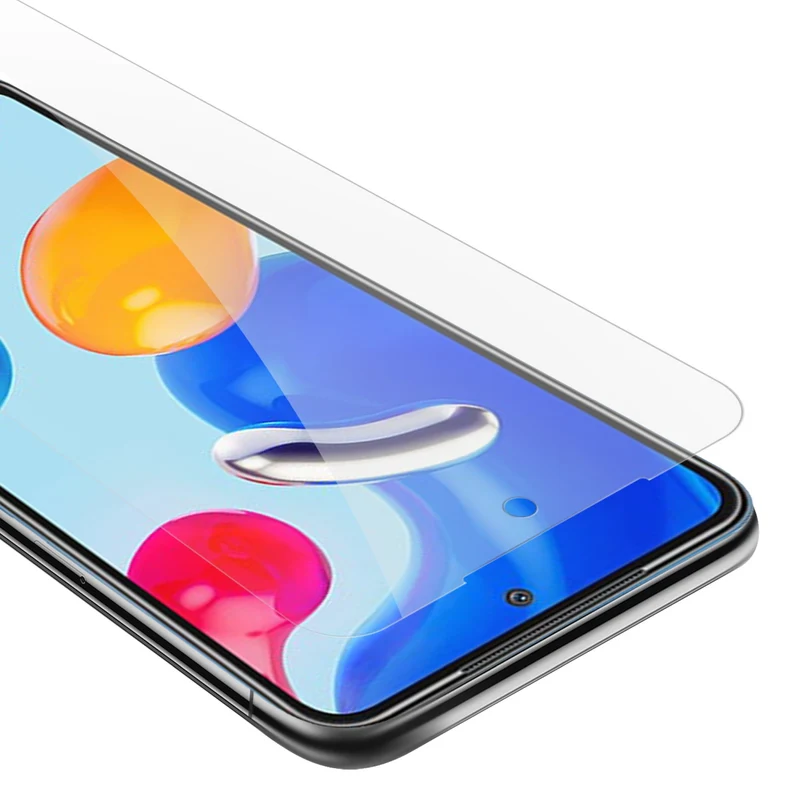 Cadorabo Panzer Folie kompatibel mit Xiaomi RedMi NOTE 11 4G / 11S 4G - Schutzfolie Gehärtetes (Tempered) Display-Schutzglas in 9H Härte mit 3D Touch Kompatibilität