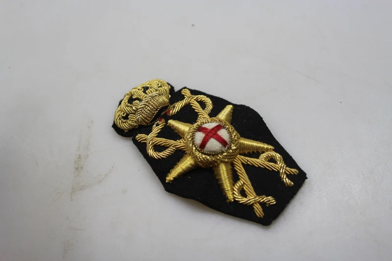 Schwarzer Mützenfries des 34. Sanitätsoffiziers REI WW 2