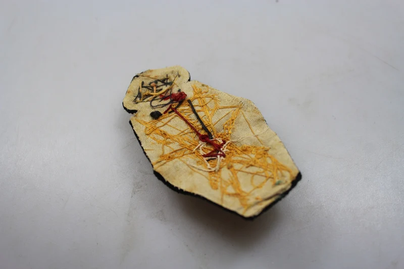 Schwarzer Mützenfries des 34. Sanitätsoffiziers REI WW 2