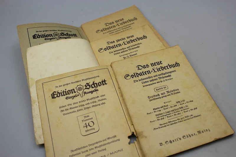 „Das neue Soldaten Liederbuch“ Band 1,2 und 3