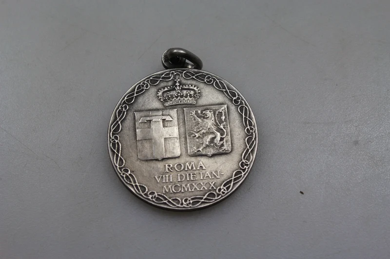 Gedenkmedaille zur Hochzeit von Umberto I. und Maria Josè