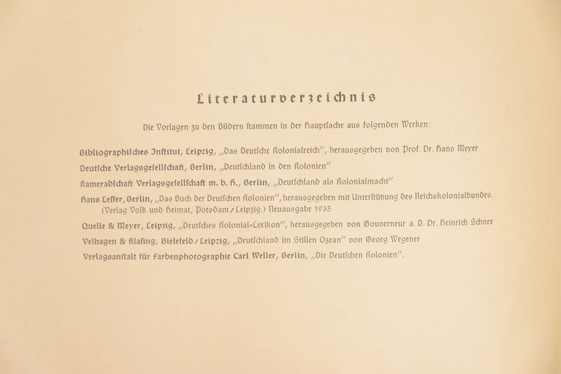 Figurensammlung „Deutsche Kolonien“.