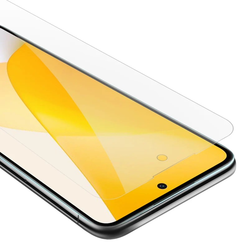 Cadorabo Panzer Folie kompatibel mit Xiaomi 12 LITE - Schutzfolie Gehärtetes (Tempered) Display-Schutzglas in 9H Härte mit 3D Touch Kompatibilität